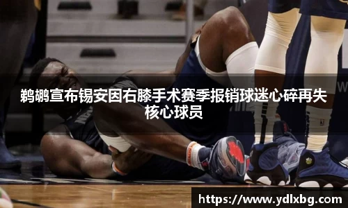 鹈鹕宣布锡安因右膝手术赛季报销球迷心碎再失核心球员