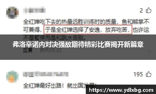 弗洛辛诺内对决强敌期待精彩比赛揭开新篇章
